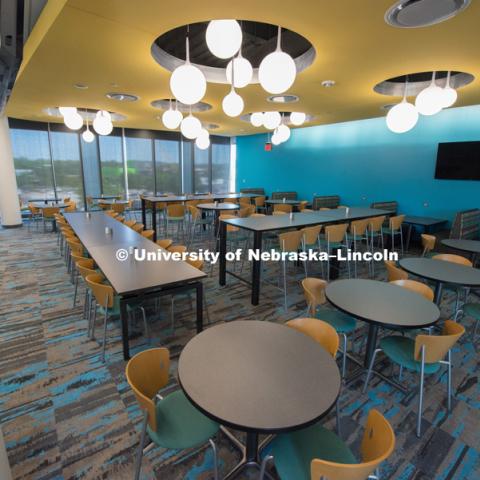 Interior of the Willa S. Cather Dining Complex is a part of Housing Conference Services. June 9, 2017. Photo by Greg Nathan, University Communication Photography.